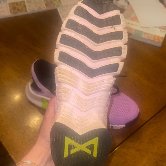 Nike Purple and Neon Metcon Shoes 8.5 - Picture 5 of 7